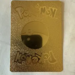 Pokemon Charizard Gold Foil Fan Art Textured Card 1999 04/102 HP120 - Image 2