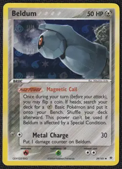 Pokemon Beldum 29/101 Reverse Holo EX Hidden Legends - Image 1