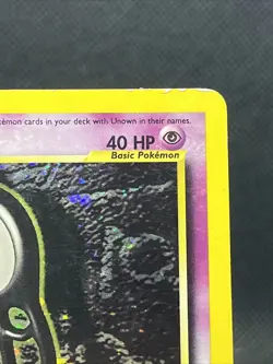 Pokemon TCG Unown A 14/75 Neo Discovery Unlimited Holo Rare WOTC (MP) - Image 2