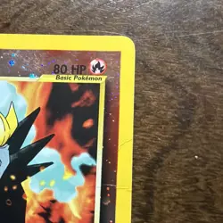 2001 POKEMON GAME MOVIE 34 ENTEI-REVERSE FOIL POKEMON 3 MOVIE PROMO HAS A CREASE - Image 5