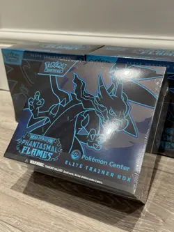 Pokemon TCG Phantasmal Flames Pokemon Center ETB Elite Trainer Box - New Sealed - Image 1