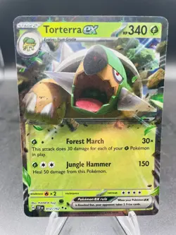 Pokemon Torterra ex 012/162 Temporal Forces Double Rare Holo NM - Image 1