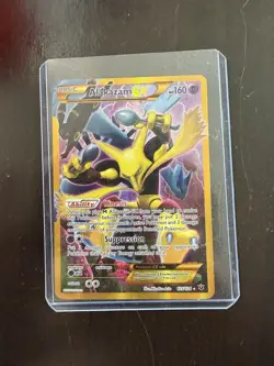 Pokemon Alakazam EX Secret Rare Full Art Holo 125/124 Fates Collide 160 HP - Image 1