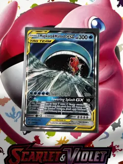 Pokemon Magikarp & Wailord GX TAG TEAM SM166 Promo 300 HP - Image 1