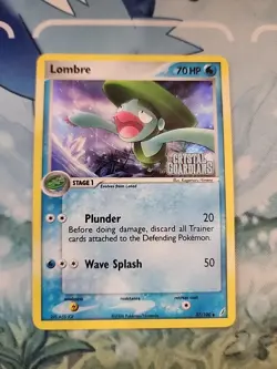 Lombre 37/100 Holo Stamped 2006 Pokemon EX Crystal Guardians - NM - Image 1