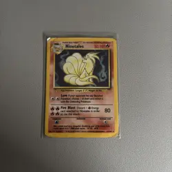 Pokemon Base Set Ninetales 12/102 Holo Lv.32 #38 Unlimited 1999 MINT Condition - Image 1