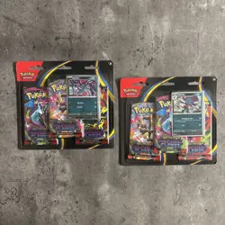 Pokemon TCG | Phantasmal Flames Triple Blister Pack Weavile & Sneasel New - Image 1