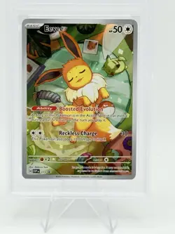 2025 Pokemon SVP EN-SV BLACK STAR PROMO 173 EEVEE Prismatic Evolutions ETB PSA 9 - Image 2