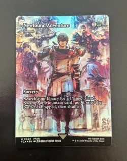 MTG Final Fantasy Newfound Adventure Farseek Showcase FOIL Magic Commander NM - Image 1