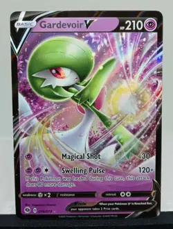 Gardevoir V 016/073 Champions Path Pokemon TCG Full Art Ultra Rare Near Mint - Image 1