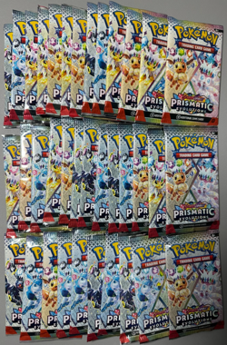 Pokemon Scarlet & Violet Prismatic Evolutions Factory Sealed 36 Booster Pack lot - Image 1