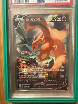 2022 POKEMON SWORD & SHIELD BRILLIANT STARS #154 FULL ART/CHARIZARD V PSA 10 - Image 3