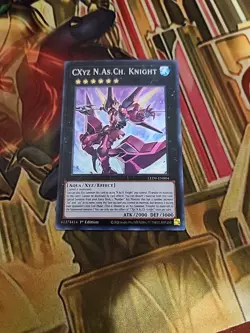 Cxyz N.as.h. Knight LED9-EN004 Super Rare 1ST ED NM Yugioh - Image 1