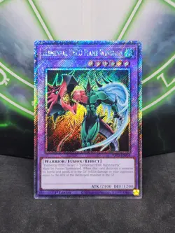 Yugioh Elemental HERO Flame Wingman RA03-EN152 Platinum Rare 1st Edition NM - Image 1