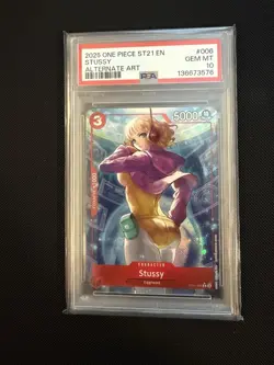 Stussy (Parallel) - Starter Deck EX: Gear 5 (ST21) One Piece - PSA 10 - Image 1