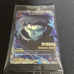Union Arena Solo Leveling Sung Jinwoo Winner Release Event Sealed Pack Foil - Image 3