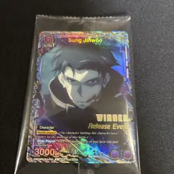Union Arena Solo Leveling Sung Jinwoo Winner Release Event Sealed Pack Foil - Image 4