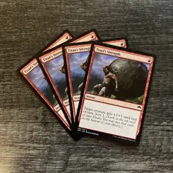 MTG 4x Titan’s Strength x4 LP Magic Origins - Image 1