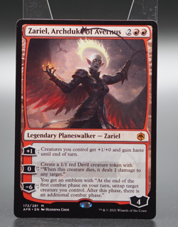 Magic The Gathering MTG Zariel Archduke of Avernus 172 Regular - Image 1