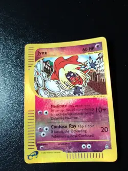 Pokemon card Jynx 18/147 Reverse Eng Aquapolis Exc No charizard no psa - Image 1