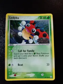 Pokemon card Ledyba 64/109 Stamped ex team Rocket returns eng no charizard NM - Image 1