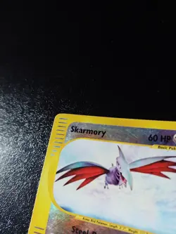 POKEMON card EXPEDITION REVERSE-HOLO SKARMORY 27/165 Exc- ENG no charizard - Image 5