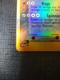 Pokemon card Steelix Sandstorm 23/100 Good eng holo no psa no bgs - Image 4