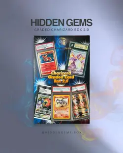 HiddenGems Pokemon Charizard PSA Graded Card Box - Glurak Box - Image 1