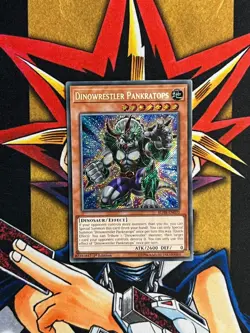 BLHR-EN070 Dinowrestler Pankratops Secret Rare 1st Edition NM Yugioh Card - Image 1
