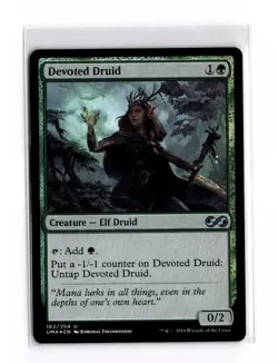 Devoted Druid Ultimate Masters Foil NM Near Mint - Image 1