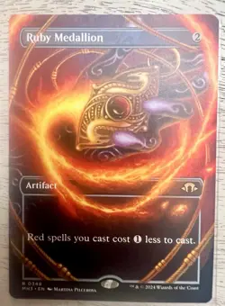Ruby Medallion Modern Horizons 3 Artifact Red Regular 348 2024 MTG Card NM - Image 1