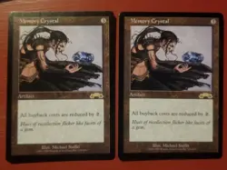 2x MTG Magic the Gathering Memory Crystal Exodus NM - Image 1
