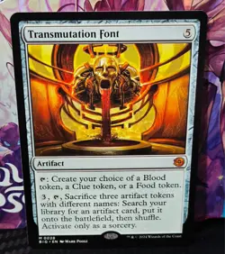 magic the gathering - Transmutation Font - Artifact - Colorless - Mythic - Image 1