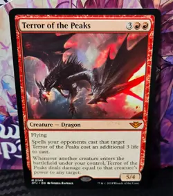magic the gathering - Terror of the Peaks - Creature - Dragon - Mythic - Image 1