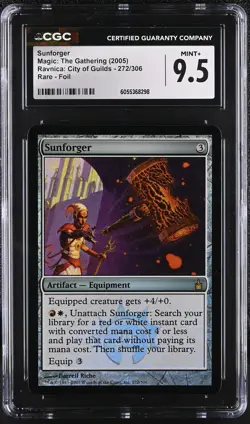 SUNFORGER Ravnica Foil Rare CGC 9.5 MTG [Nostalgium] - Image 1