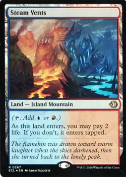 FOIL Steam Vents Lorwyn Eclipsed Foil Near Mint - Image 1