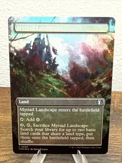 Myriad Landscape (Borderless) Commander Masters Foil - Image 1