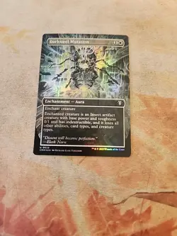 Darksteel Mutation Borderless Foil Commander Masters MTG NM - Image 1