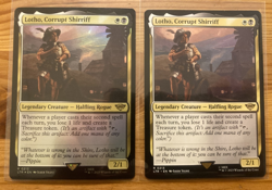 Lotho, Corrupt Shirriff X2, 1 Foil 1 Regular, Lord of the Rings, Mtg - Image 1