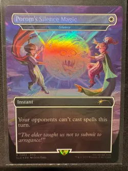 Porom's Silence Magic - FOIL - NM - Image 1
