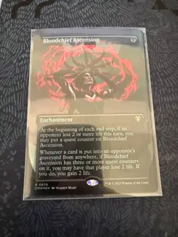 Bloodchief Ascension (Borderless) Commander Masters Foil - Image 1