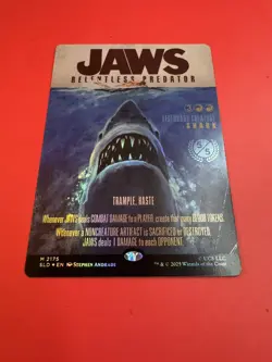 Jaws, Relentless Predator (Rainbow Foil) Secret Lair Drop Foil - Image 4