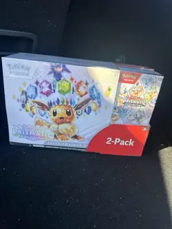 Pokemon TCG: Prismatic Evolutions Costco 2-Pack ETB + Booster Sealed new in box - Image 1
