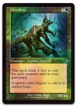 Ghoultree (Retro Frame) #411 (Foil) (NM) Innistrad Remastered INR Magic MTG - Image 1