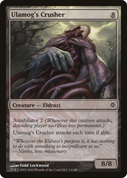 Ulamog's Crusher #13 (Foil) (MP) Rise of the Eldrazi ROE Magic MTG - Image 1