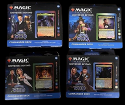 Magic The Gathering Dr Who Commander Deck Universes Beyond New Sealed, All 4 - Image 1