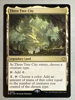 MTG / Three Tree City / BLB / #260 / Regular / Rare / NM - Image 1