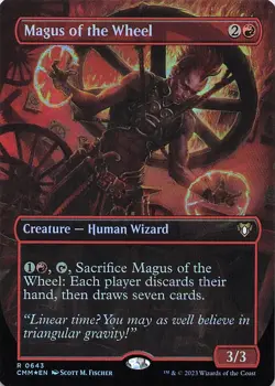 Magus of the Wheel (Borderless) Commander Masters Foil - Image 1