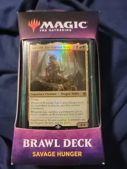MTG Brawl Deck Savage Hunter Korvold, Fae-Cursed King 630509829798 - Image 1