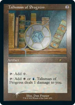 Foil - Talisman of Progress (Retro Frame) (Foil Etched) - 1052 / NM / English M - Image 1